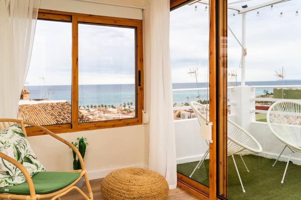 Ocean View Loft Apartment Villajoyosa Bagian luar foto