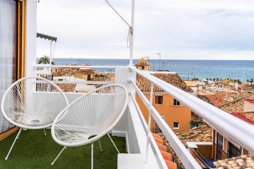 Ocean View Loft Apartment Villajoyosa Bagian luar foto